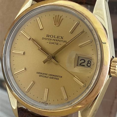 rolex 15505 gold plated